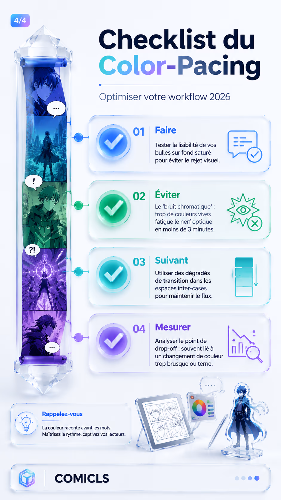 Checklist du Color-Pacing