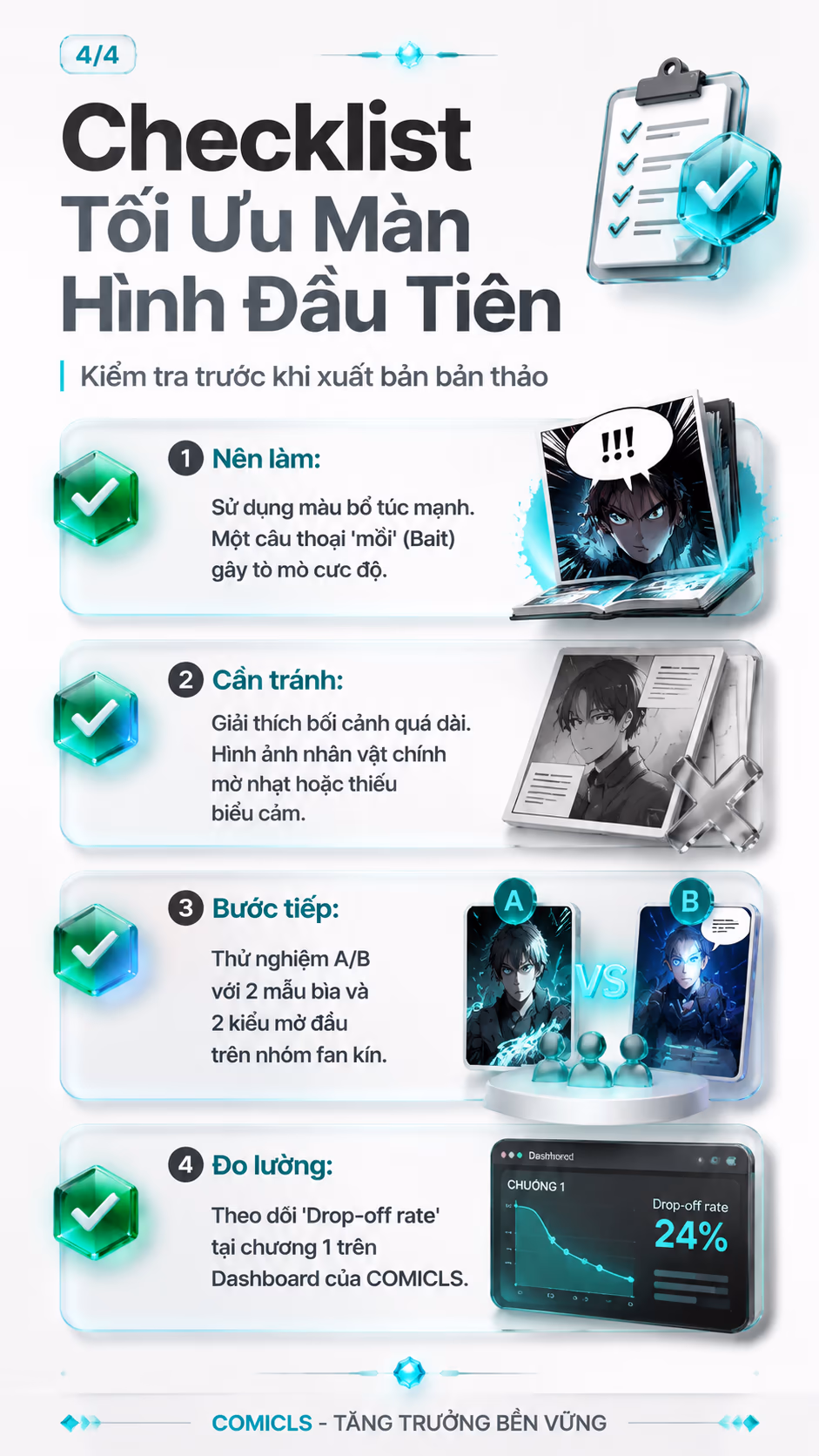 Checklist Tối Ưu Màn Hình Đầu Tiên