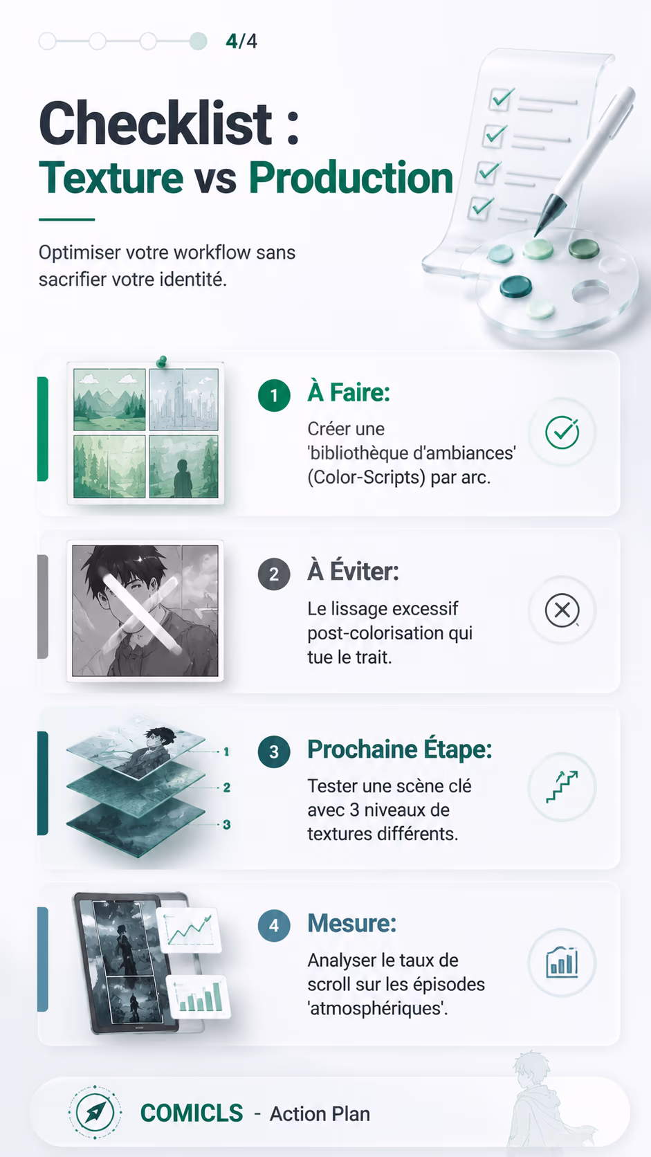 Checklist : Texture vs Production