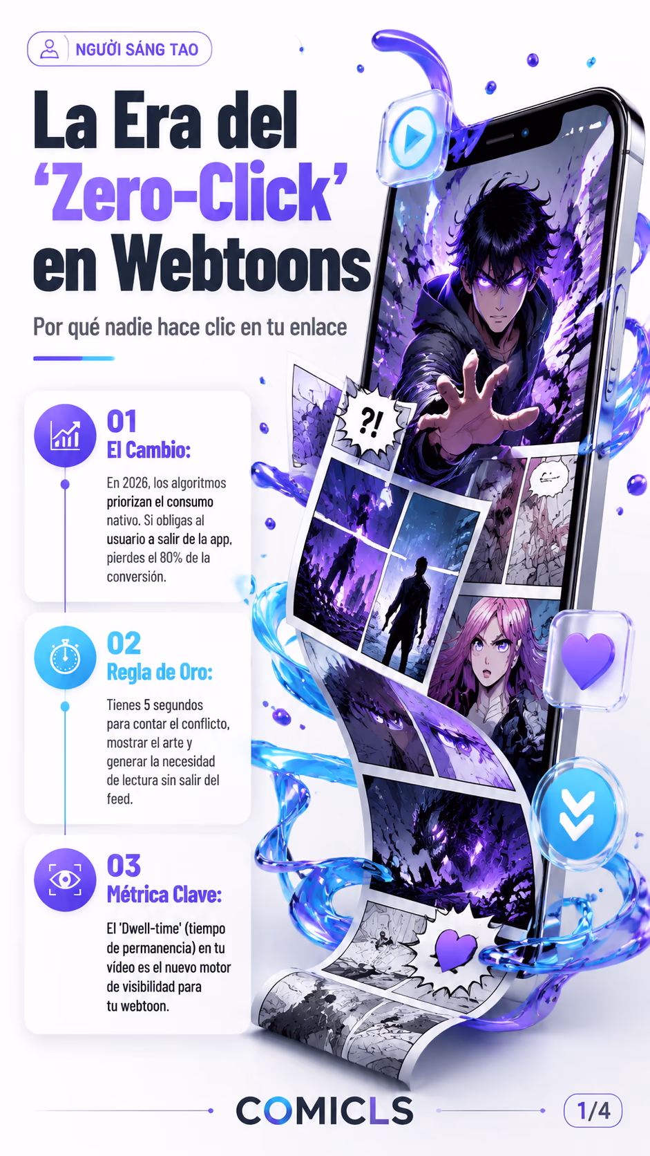 Webtoons 'Zero-Click': Cómo Convertir en 5 Segundos