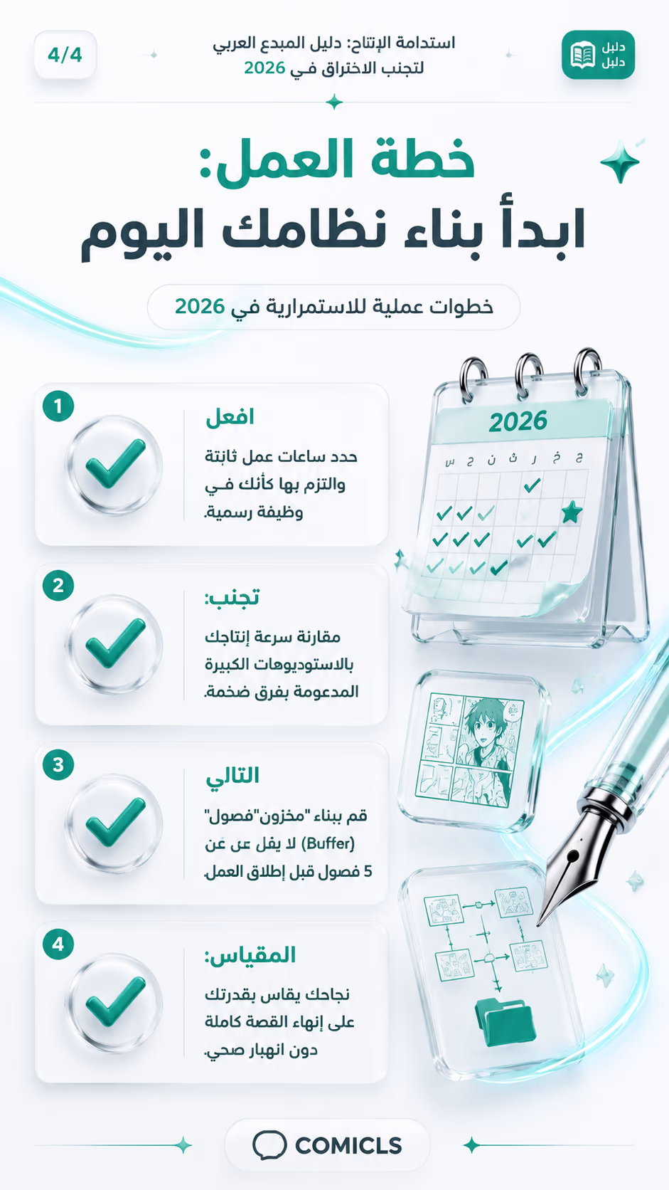 خطة العمل: ابدأ بناء نظامك اليوم
