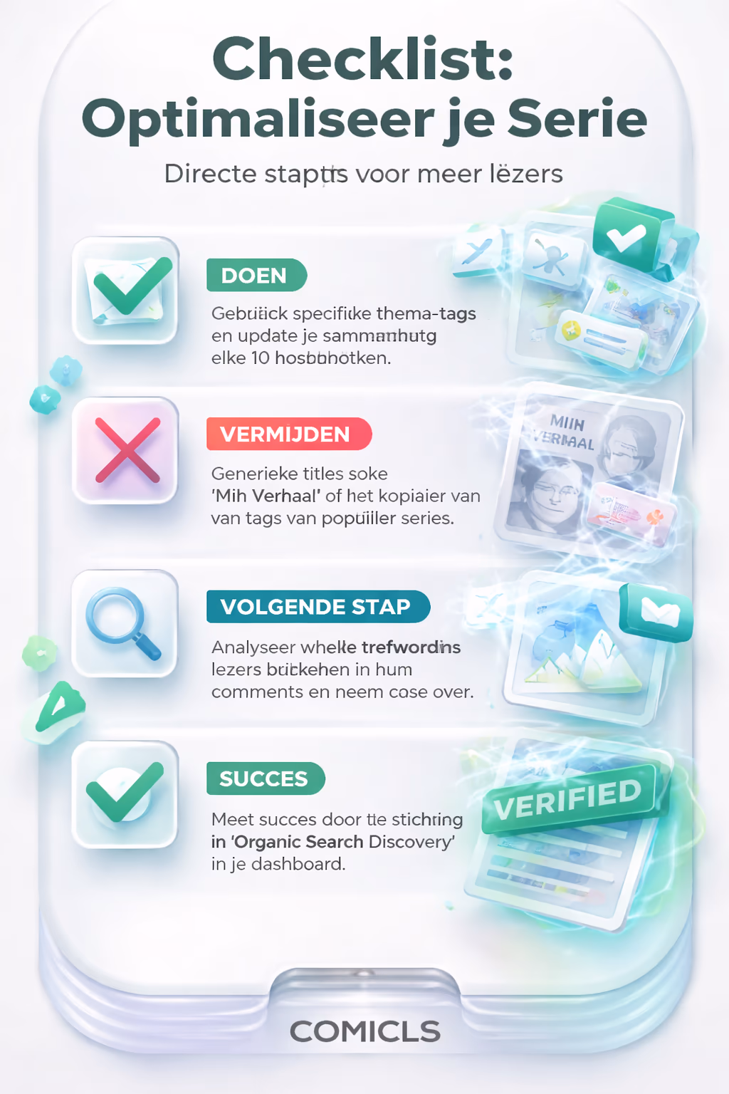 Checklist: Optimaliseer je Serie