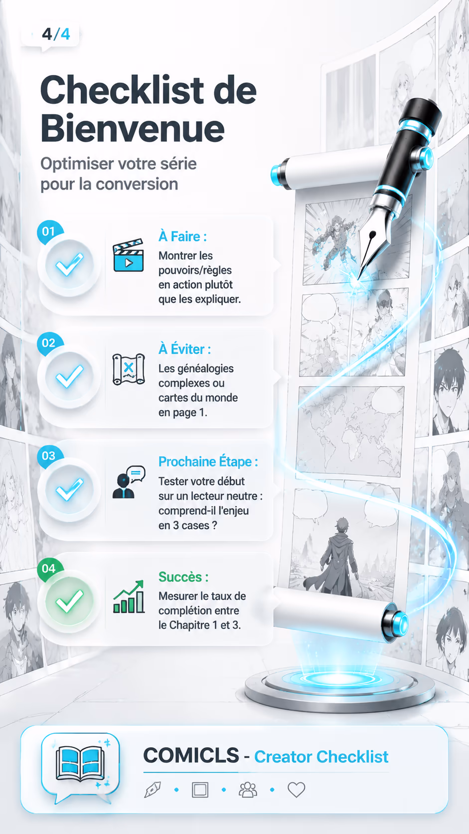 Checklist de Bienvenue