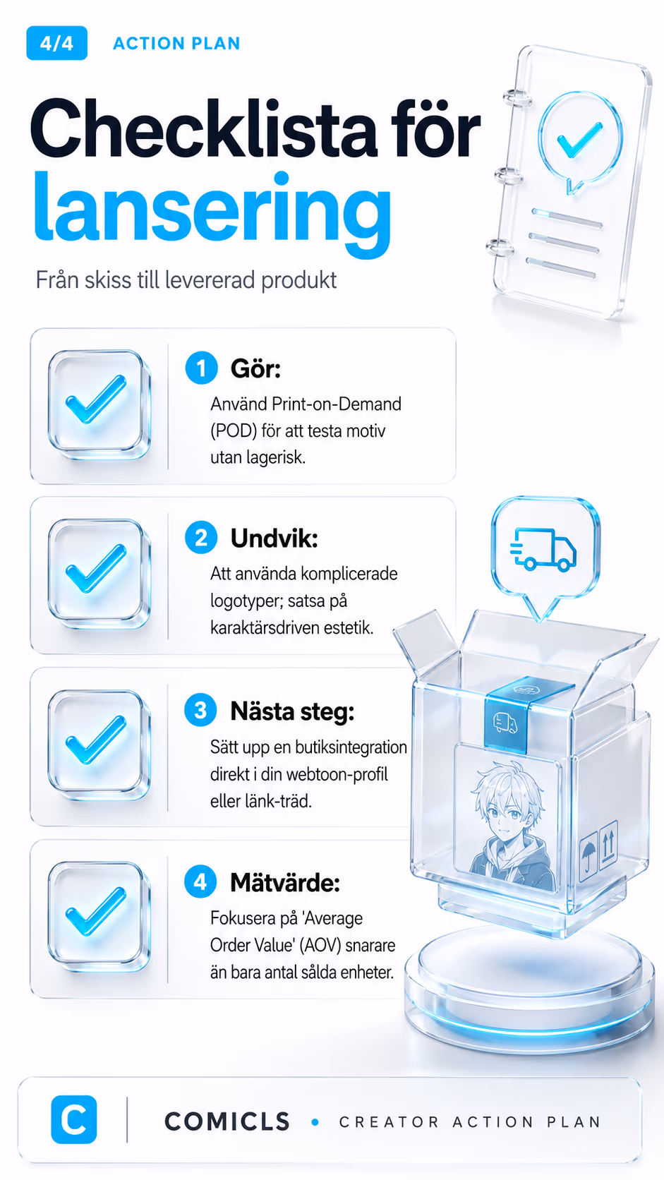 Checklista för lansering