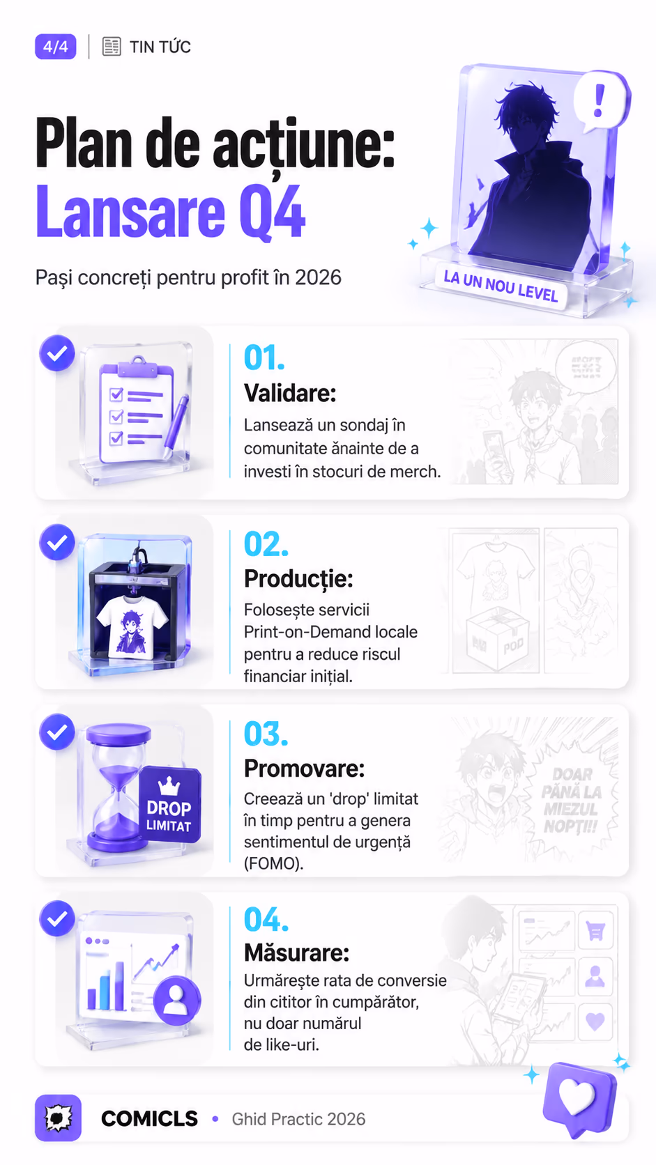 Plan de acțiune: Lansare Q4