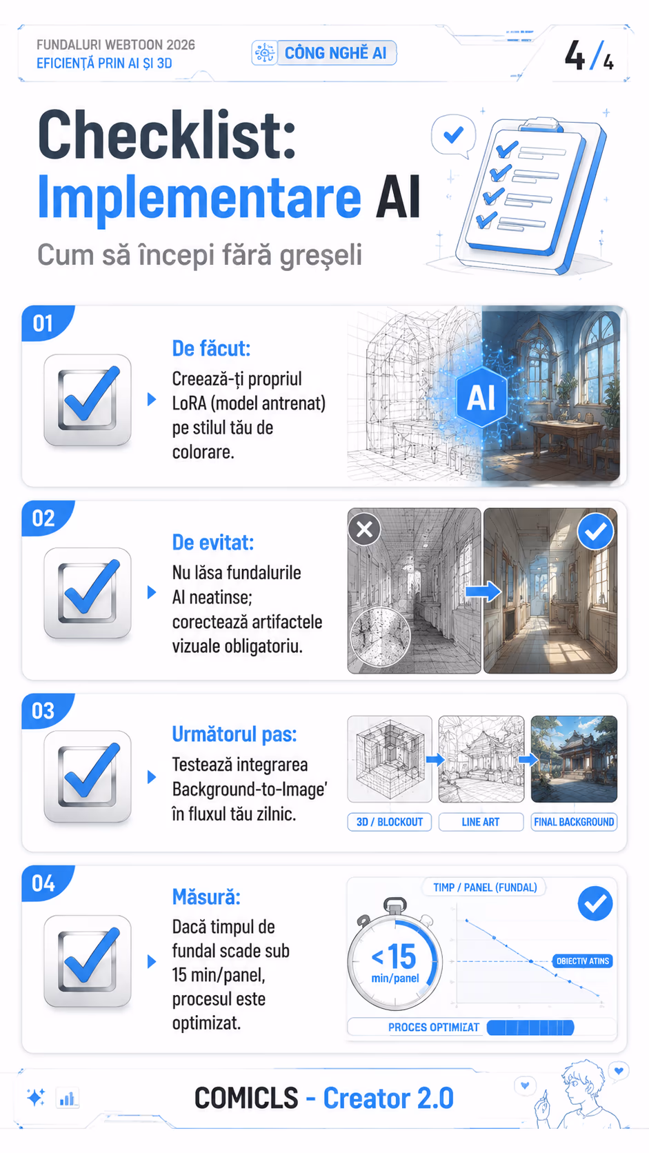 Checklist: Implementare AI