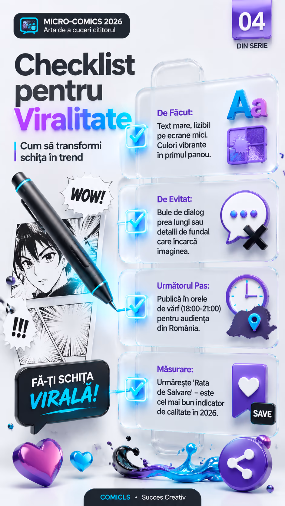 Checklist pentru Viralitate