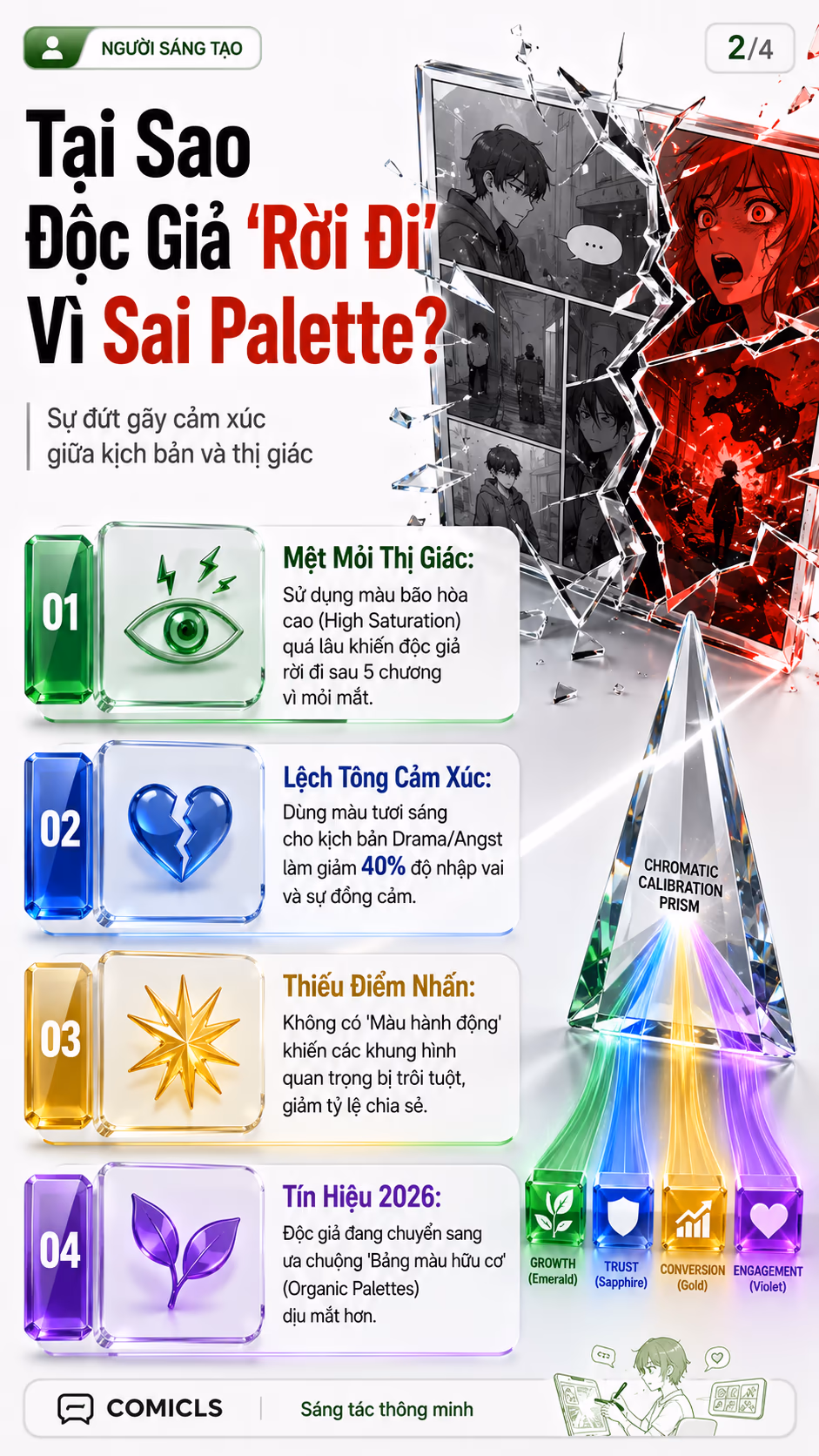 Tại Sao Độc Giả 'Rời Đi' Vì Sai Palette?