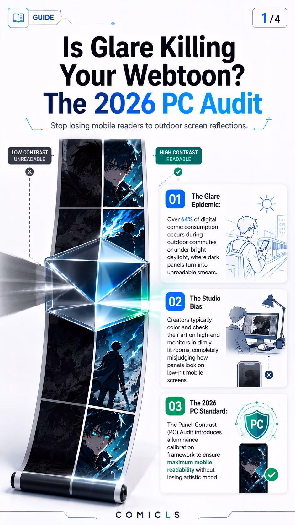 Is Your Webtoon Unreadable Outdoors? The 2026 PC Audit